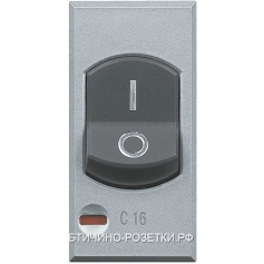 BT Axolute Выключатель термомагнитный 2Р с индикатором защиты 1 полюса, 10 А, 127/230